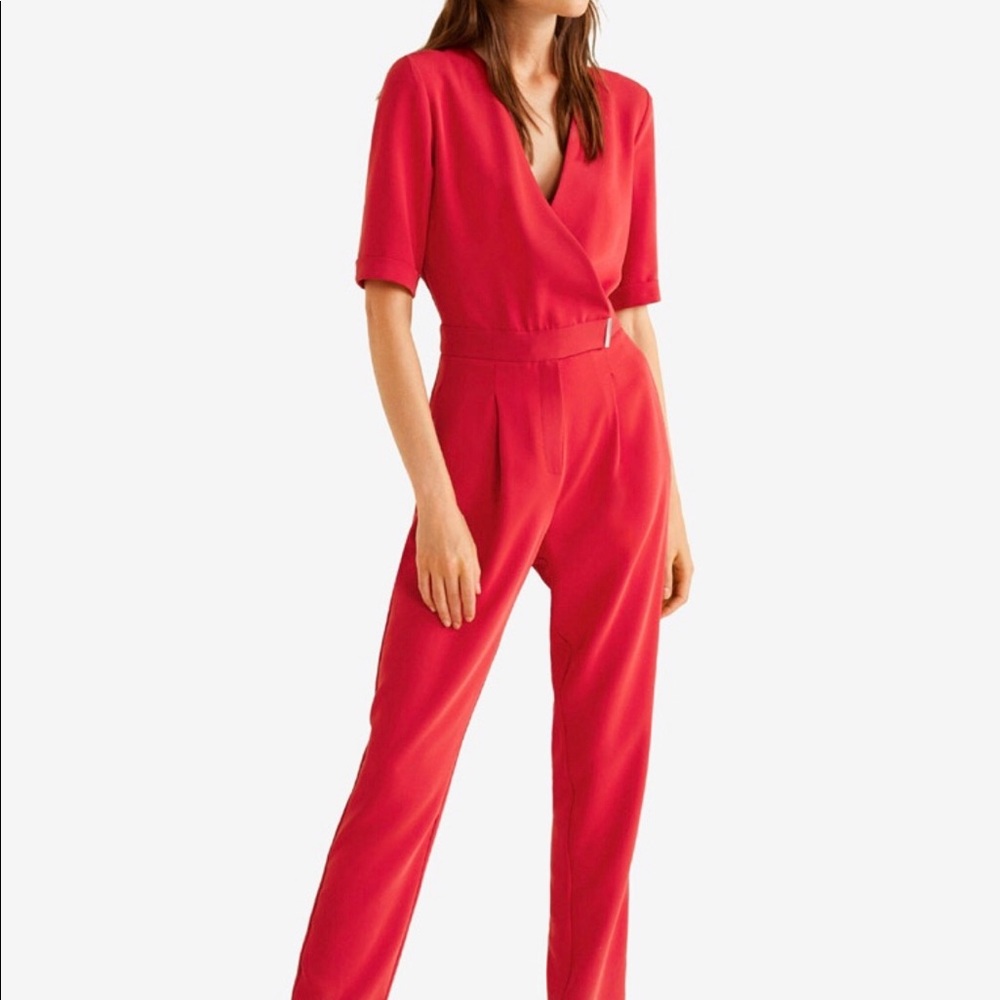 Red Mango Wrap Junpsuit
